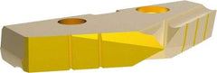 Allied Machine and Engineering - 45.5mm Diam x 1/4" Thick, Seat Code 3, 132° Included Angle Spade Drill Insert - TiN Coated, Cobalt, Grade Super Cobalt, Series GEN2 T-A - USA Tool & Supply