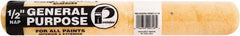 Premier Paint Roller - 1/2" Nap, 18" Wide Paint Roller Cover - Semi-Rough Texture, Polyester - USA Tool & Supply
