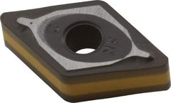Iscar - DNMG332 NF Grade IC8250 Carbide Turning Insert - TiCN/Al2O3/TiN Finish, 55° Diamond, 3/8" Inscr Circle, 3/16" Thick, 1/32" Corner Radius - USA Tool & Supply