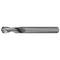 Walter-Titex - 1/4" Body Diam, 120°, 50mm OAL, Solid Carbide Spotting Drill - USA Tool & Supply