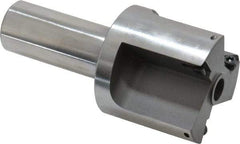 Everede Tool - 1-5/8 Inch Diameter, Interchangeable Pilot, Straight 3/4 Inch Shank Diameter, 3 Insert, Indexable Counterbore - 3.2 Inch Overall Length, TPGH 215 Insert, 5/16 Inch Pilot Hole Diameter Compatibility - USA Tool & Supply