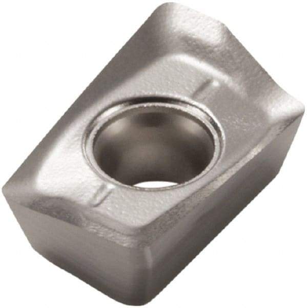 Seco - XOEX060204 E03 Grade F40M Carbide Milling Insert - TiAlN/TiN Finish, 0.096" Thick, 0.016" Corner Radius - USA Tool & Supply