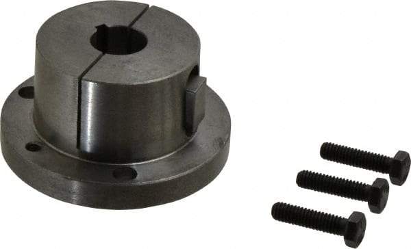 Browning - 7/8" Bore, 3/16" Wide Keyway, 3/32" Deep Keyway, B Sprocket Bushing - 2.557 to 2-5/8" Outside Diam, For Use with B5V Sheaves - USA Tool & Supply