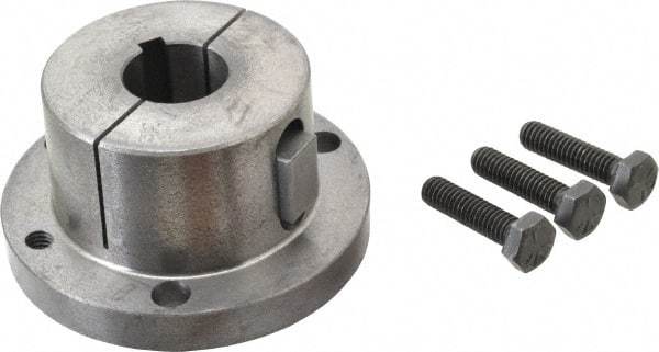 Browning - 1" Bore, 1/4" Wide Keyway, 1/8" Deep Keyway, B Sprocket Bushing - 2.557 to 2-5/8" Outside Diam, For Use with B5V Sheaves - USA Tool & Supply