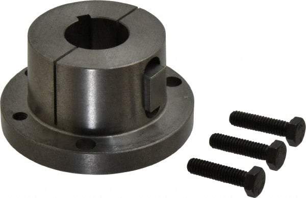 Browning - 1-3/16" Bore, 1/4" Wide Keyway, 1/8" Deep Keyway, B Sprocket Bushing - 2.557 to 2-5/8" Outside Diam, For Use with B5V Sheaves - USA Tool & Supply