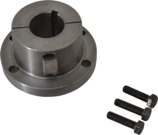 Browning - 1-1/4" Bore, 1/4" Wide Keyway, 1/8" Deep Keyway, B Sprocket Bushing - 2.557 to 2-5/8" Outside Diam, For Use with B5V Sheaves - USA Tool & Supply