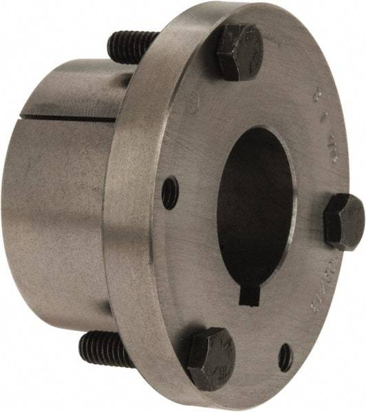 Browning - 1-7/16" Bore, 3/8" Wide Keyway, 3/16" Deep Keyway, B Sprocket Bushing - 2.557 to 2-5/8" Outside Diam, For Use with B5V Sheaves - USA Tool & Supply