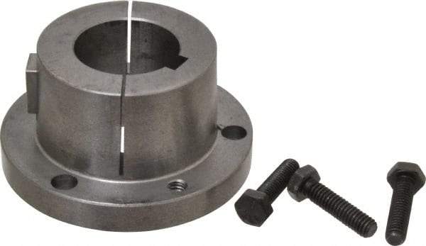 Browning - 1-1/2" Bore, 3/8" Wide Keyway, 3/16" Deep Keyway, B Sprocket Bushing - 2.557 to 2-5/8" Outside Diam, For Use with B5V Sheaves - USA Tool & Supply