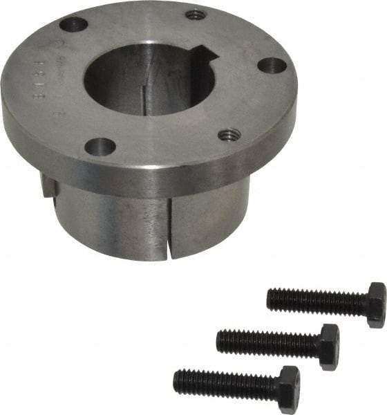 Browning - 1-5/8" Bore, 3/8" Wide Keyway, 3/16" Deep Keyway, B Sprocket Bushing - 2.557 to 2-5/8" Outside Diam, For Use with B5V Sheaves - USA Tool & Supply