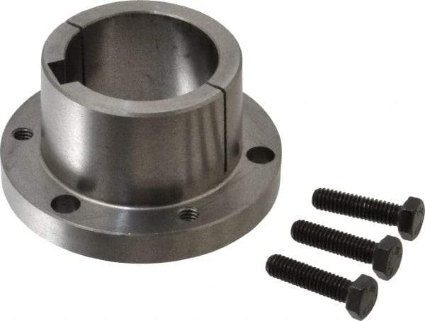 Browning - 1-15/16" Bore, 1/2" Wide Keyway, 1/4" Deep Keyway, B Sprocket Bushing - 2.557 to 2-5/8" Outside Diam, For Use with B5V Sheaves - USA Tool & Supply