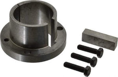 Browning - 2-1/8" Bore, 1/2" Wide Keyway, 1/4" Deep Keyway, B Sprocket Bushing - 2.557 to 2-5/8" Outside Diam, For Use with B5V Sheaves - USA Tool & Supply