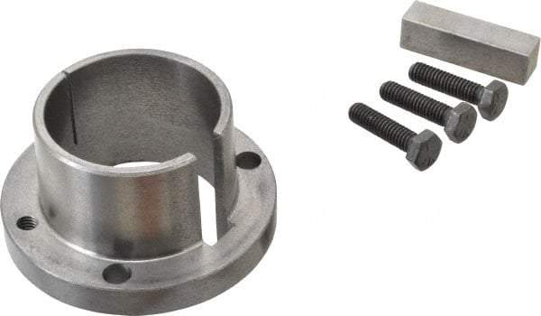 Browning - 2-1/4" Bore, 1/2" Wide Keyway, 1/4" Deep Keyway, B Sprocket Bushing - 2.557 to 2-5/8" Outside Diam, For Use with B5V Sheaves - USA Tool & Supply
