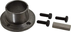 Browning - 1-3/8" Bore, 3/8" Wide Keyway, 3/16" Deep Keyway, H Sprocket Bushing - 1.57 to 1-5/8" Outside Diam, For Use with Split Taper Sprockets & Sheaves - USA Tool & Supply