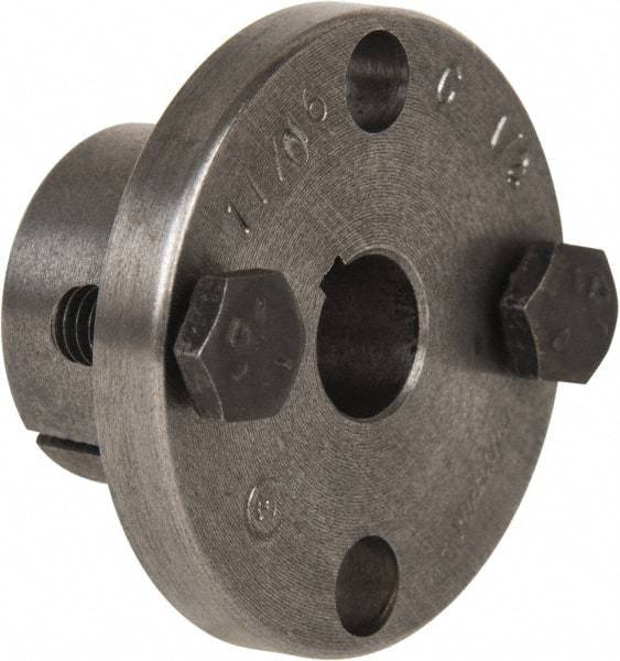 Browning - 1/2" Bore, 1/4 x 5/8 Thread, 1/8" Wide Keyway, 1/16" Deep Keyway, G Sprocket Bushing - 1.133 to 1.172" Outside Diam, For Use with Split Taper Sprockets & Sheaves - USA Tool & Supply