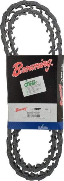 Browning - Section B, 21/32" Wide, 60" Outside Length, Adjustable Replacement Belt - Urethane, Griptwist, No. BP - USA Tool & Supply