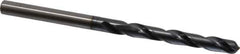 OSG - 15/64" 130° Powdered Metal Jobber Drill - V Finish, Right Hand Cut, Spiral Flute, Straight Shank, 101mm OAL, Standard Point - USA Tool & Supply