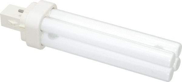 Philips - 18 Watt Fluorescent Commercial/Industrial 2 Pin Lamp - 2,700°K Color Temp, 1,250 Lumens, PLC, 10,000 hr Avg Life - USA Tool & Supply