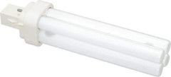 Philips - 18 Watt Fluorescent Commercial/Industrial 2 Pin Lamp - 2,700°K Color Temp, 1,250 Lumens, PLC, 10,000 hr Avg Life - USA Tool & Supply