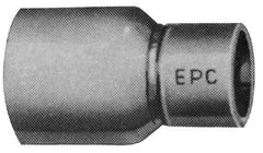 Mueller Industries - 3 x 2-1/2" Wrot Copper Pipe Reducer Coupling - C x C, Solder Joint - USA Tool & Supply