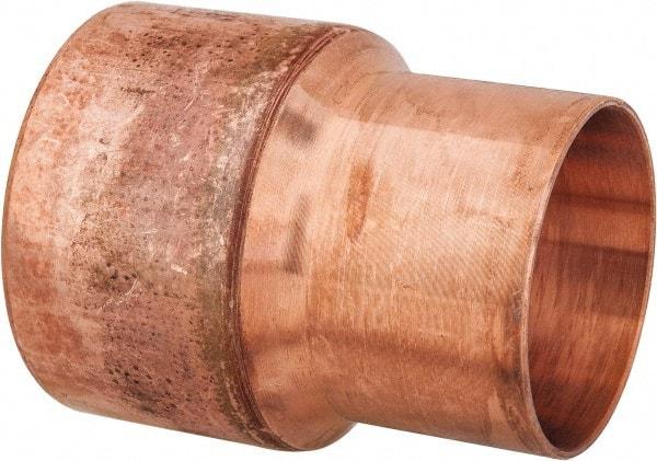 Mueller Industries - 2-1/2 x 2" Wrot Copper Pipe Reducer Coupling - C x C, Solder Joint - USA Tool & Supply