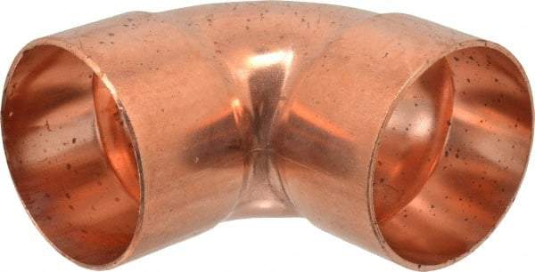 Mueller Industries - 3" Wrot Copper Pipe 90° Elbow - C x C, Solder Joint - USA Tool & Supply