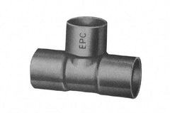 Mueller Industries - 4" Wrot Copper Pipe Tee - C x C x C, Solder Joint - USA Tool & Supply