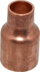 Mueller Industries - 1 x 1/2" Wrot Copper Pipe Reducer - FTG x C, Solder Joint - USA Tool & Supply