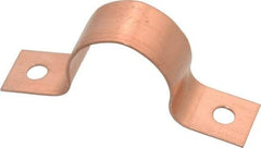 Mueller Industries - 7/8 Pipe, Copper, Pipe or Tube Strap - 2 Mounting Holes - USA Tool & Supply