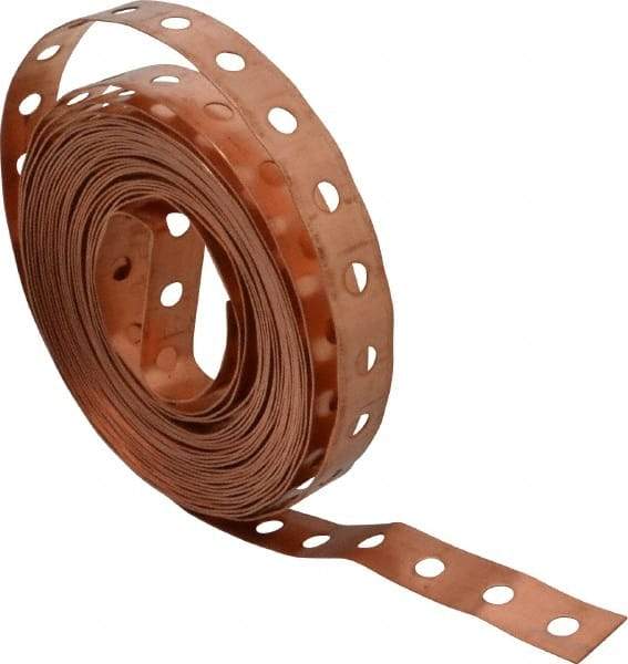 Mueller Industries - 25' x 3/4" Copper Hanger Strapping - USA Tool & Supply