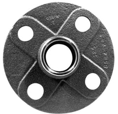 Mueller Industries - 1-1/2" Pipe, 5" OD, Cast Copper Companion Pipe Flange - 125 psi, C End Connection, 3-7/8" Across Bolt Hole Centers - USA Tool & Supply