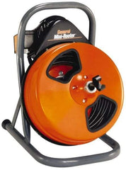 General Pipe Cleaners - Electric Battery Drain Cleaning Machine - For 3" Pipe, 75' Cable, 165 Max RPM - USA Tool & Supply