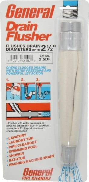 General Pipe Cleaners - Water-Pressure Flush Bags For Minimum Pipe Size: 1-1/2 (Inch) For Maximum Pipe Size: 2-1/2 (Inch) - USA Tool & Supply