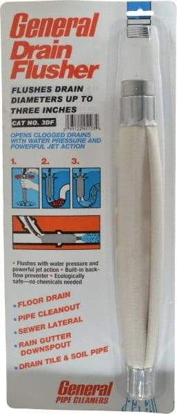 General Pipe Cleaners - Water-Pressure Flush Bags For Minimum Pipe Size: 2 (Inch) For Maximum Pipe Size: 3 (Inch) - USA Tool & Supply