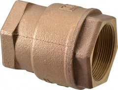 Legend Valve - 2" Bronze Check Valve - Inline, FNPT x FNPT, 250 WOG - USA Tool & Supply