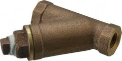 Legend Valve - 3/8" Pipe, FNPT Ends, Bronze Y-Strainer - 300 psi WOG Rating, 150 psi WSP Rating - USA Tool & Supply