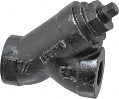 Legend Valve - 3/4" Pipe, FNPT Ends, Cast Iron Y-Strainer - 500 psi WOG Rating, 250 psi WSP Rating - USA Tool & Supply