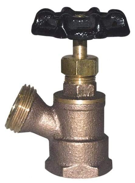 Legend Valve - 3/4" Pipe, Lead Free Brass, FNPT x MGHT End Connection, Boiler Drain Valve - USA Tool & Supply