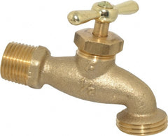 Legend Valve - 1/2 Inch Pipe, 125 psi WOG Rating, Brass Hose Bibb, Stop Valve - USA Tool & Supply