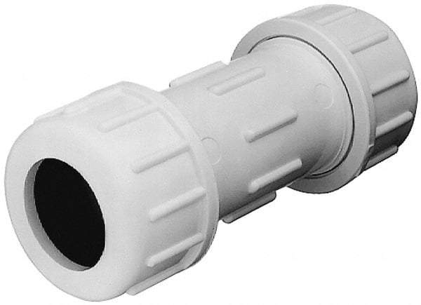 Legend Valve - 2-1/2" Pipe, PVC Compression Pipe Coupling - 150 psi WOG Rating - USA Tool & Supply