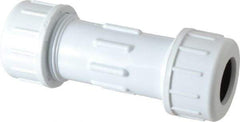 Legend Valve - 3/4" Pipe, PVC Compression Pipe Coupling - 150 psi WOG Rating - USA Tool & Supply