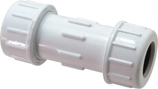 Legend Valve - 1" Pipe, PVC Compression Pipe Coupling - 150 psi WOG Rating - USA Tool & Supply