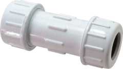 Legend Valve - 1" Pipe, PVC Compression Pipe Coupling - 150 psi WOG Rating - USA Tool & Supply