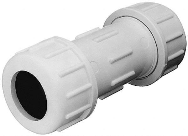 Legend Valve - 3/4" Pipe, CPVC Compression Pipe Coupling - 125 psi WOG Rating - USA Tool & Supply