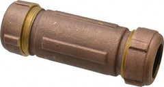 Legend Valve - 3/4" Pipe, 1" Copper Tube, Brass Compression Pipe Coupling - 125 psi WOG Rating - USA Tool & Supply