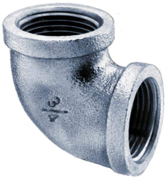 Merit Brass - 2-1/2" Grade 316 Stainless Steel Pipe 90° Elbow - FNPT x FNPT End Connections, 150 psi - USA Tool & Supply