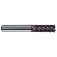 10mm Dia. - 72mm OAL - 6 FL 45 Helix Firex Carbide End Mill - USA Tool & Supply