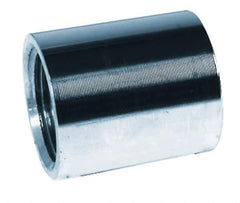 Merit Brass - 1-1/4 x 1/2" Grade 316/316L Stainless Steel Pipe Reducer Coupling - FNPT x FNPT End Connections, 3,000 psi - USA Tool & Supply