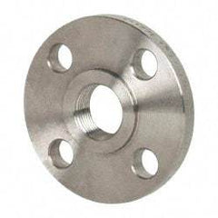 Value Collection - 1" Pipe, 4-1/4" OD, Stainless Steel, Threaded Pipe Flange - 3-1/8" Across Bolt Hole Centers, 5/8" Bolt Hole, 150 psi, Grades 316 & 316L - USA Tool & Supply