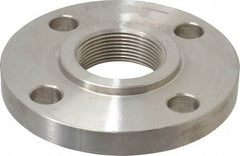 Value Collection - 1-1/2" Pipe, 5" OD, Stainless Steel, Threaded Pipe Flange - 3-7/8" Across Bolt Hole Centers, 5/8" Bolt Hole, 150 psi, Grades 316 & 316L - USA Tool & Supply