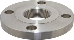 Value Collection - 2" Pipe, 6" OD, Stainless Steel, Threaded Pipe Flange - 4-3/4" Across Bolt Hole Centers, 3/4" Bolt Hole, 150 psi, Grades 316 & 316L - USA Tool & Supply